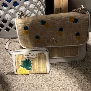 Kate spade matching bag and wallet